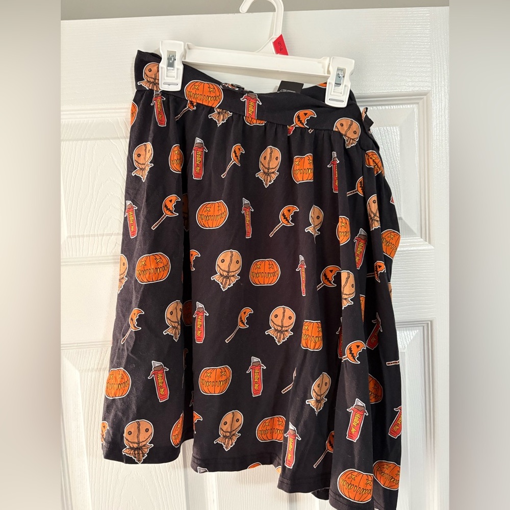 Cakeworthy trick r treat suspenders skirt
